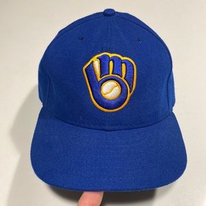 Milwaukee Brewers new era fitted cap size 7 1/4